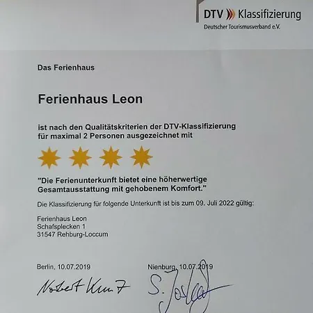 Leon Mit Sauna 度假居 Rehburg-Loccum